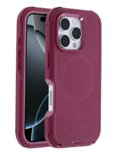 OtterBox Apple iPhone 16 Pro Defender Series Pro for MagSafe Case- Foxberry Pink