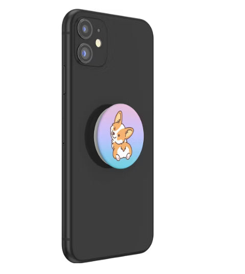 PopSockets PopGrip Animal Friend Cell Phone Grip & Stand - Cheeky Corgi