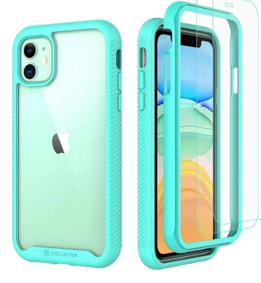 CellEver Clear Full Body Case for iPhone 11, Heavy Duty Protection