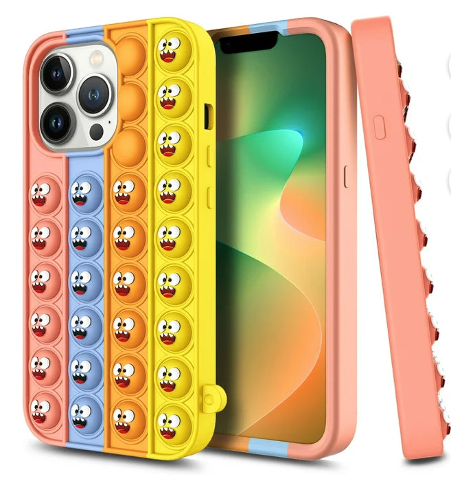 NGB SUPREMACY For Apple iPhone 13 / iPhone 13 Pro Phone Case (6.1") Kids Teens Bubble Wrap ADHD Stress Relief Case