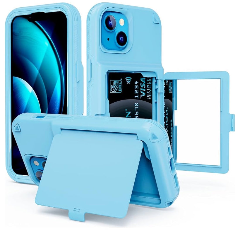 Case with Card Holder, Shockproof Protective Cover