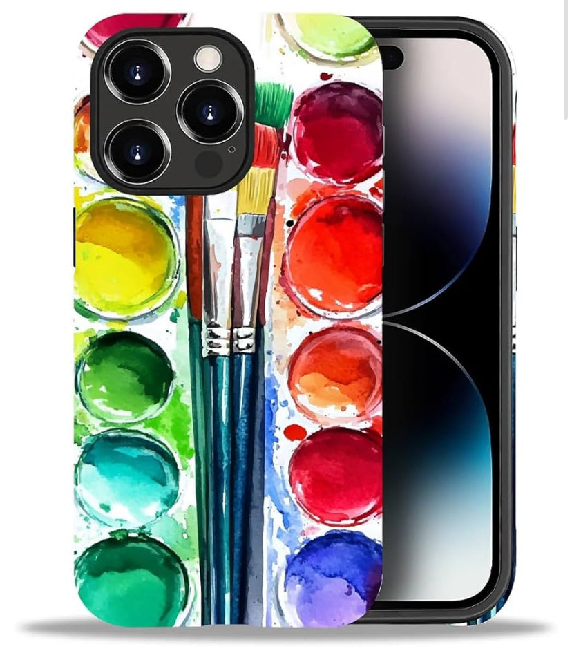 16 Pro, Watercolor Palette Phone Case