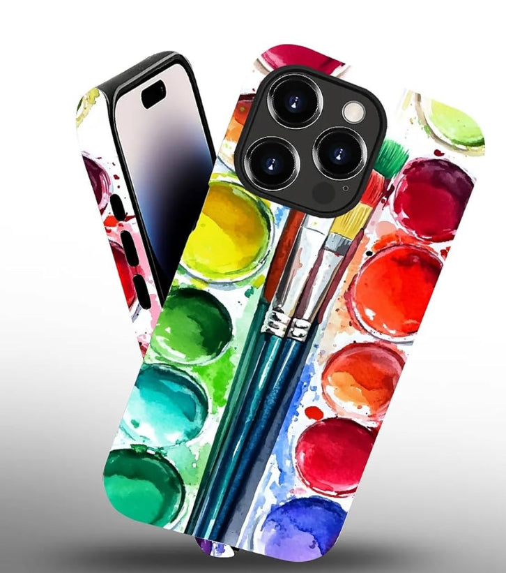 16 Pro, Watercolor Palette Phone Case