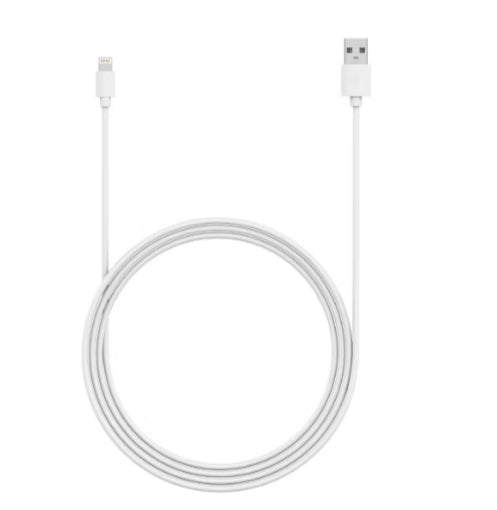 Just Wireless TPU Lightning to USB-A Cable- White