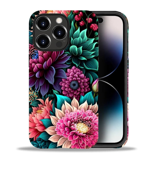 Colorful Flowers Phone Case