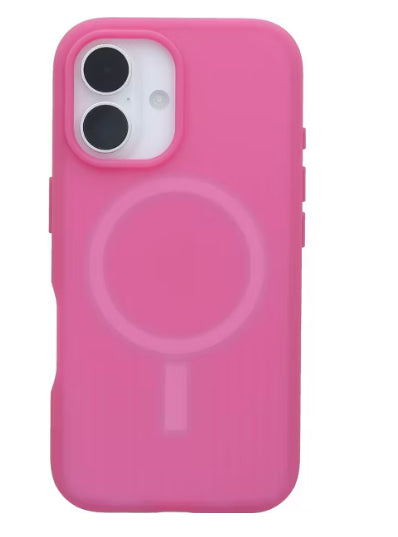 OtterBox Apple iPhone 16 Symmetry Series Soft Touch for MagSafe Case - Foxberry Pink