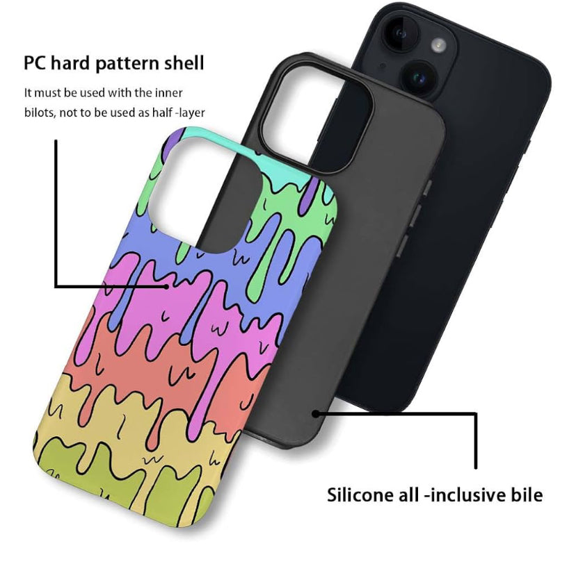 Fluid Colored Lines Shockproof