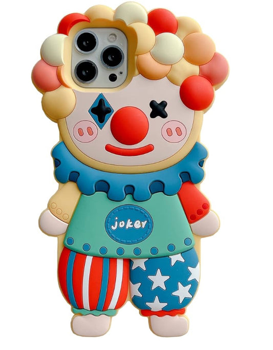 16 Pro Max Case, Kawaii Clown Phone Cases