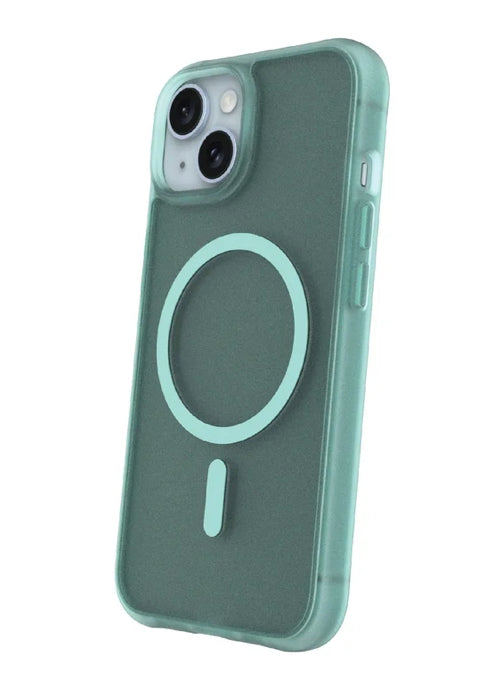 ONN MagSafe Compatible Phone Case for iPhone 16e / iPhone 15 / iPhone 14 / iPhone 13 - Frosted Teal