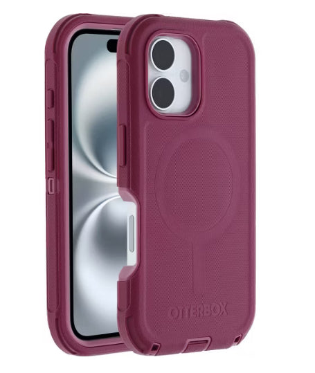 OtterBox Apple iPhone 16 Defender Series Pro for MagSafe Case- Foxberry Pink