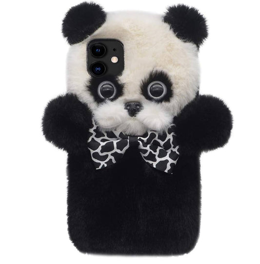 Handmade Fluffy Furry Cartoon Cute Panda Stylish