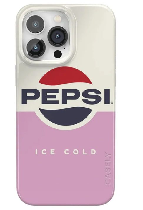 Casely iPhone 14 Pro Case | Compatible with MagSafe | Born in The Carolinas | Ice Cold Pepsi Case