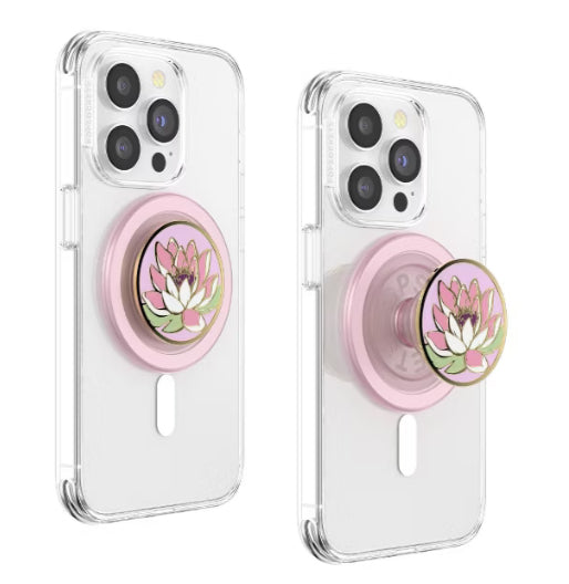 PopSockets Magnetic Enamel Phone Grip with MagSafe, Magnetic Adapter Ring Included