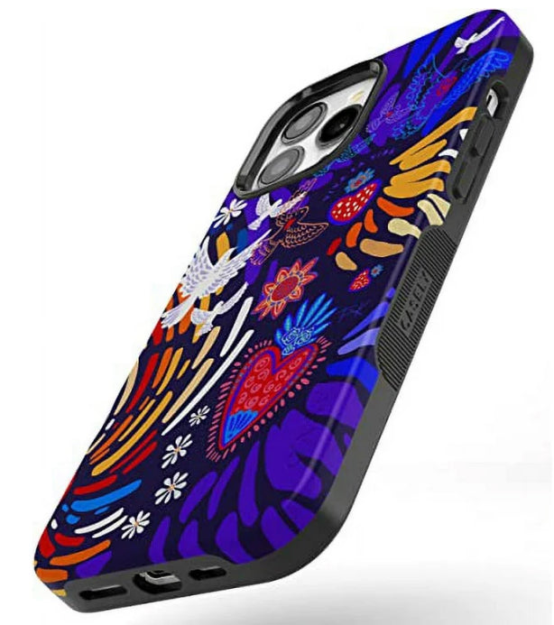 Casely iPhone 13 Pro Max Case | Compatible with MagSafe | Viva La Vida | Frida Kahlo Collage Case