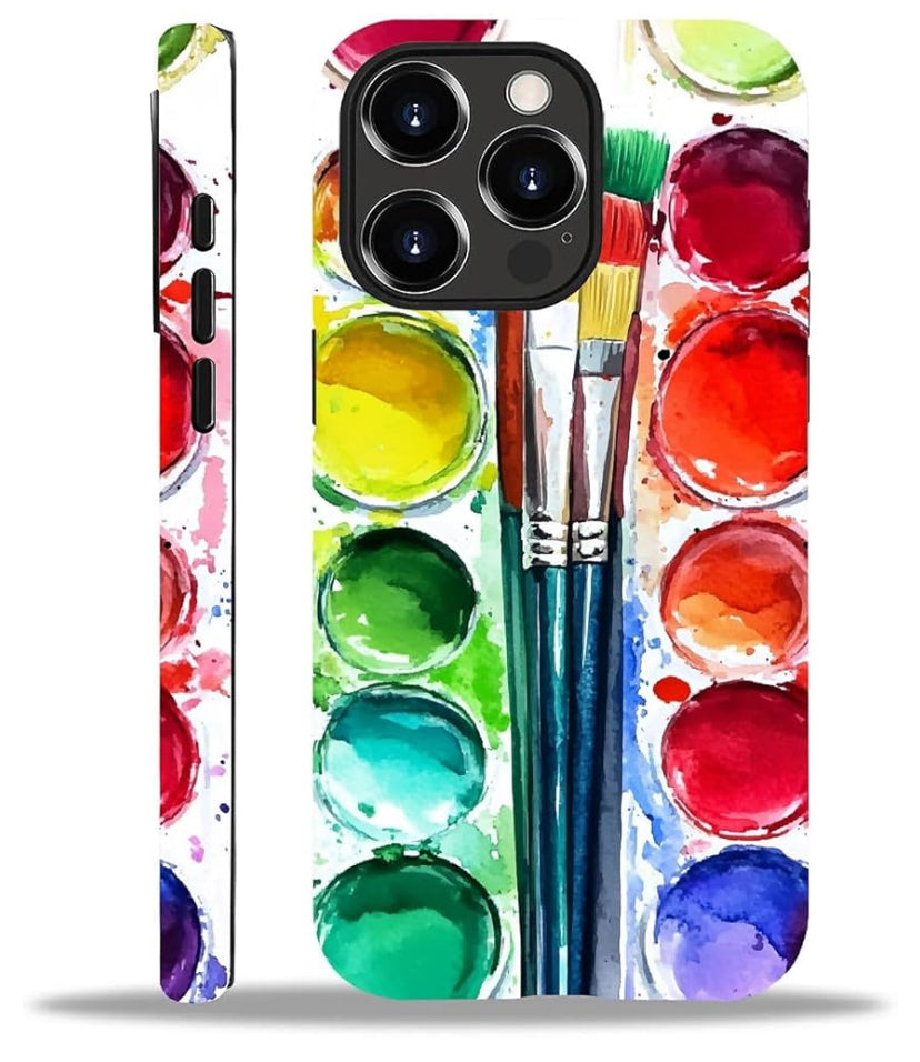 16 Pro, Watercolor Palette Phone Case