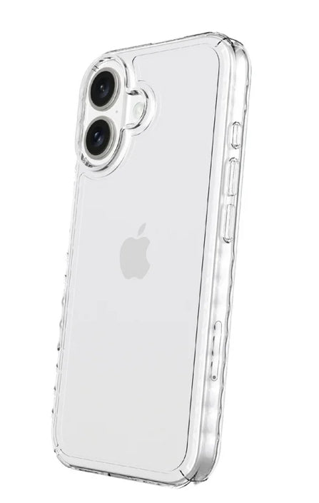 onn. Protective Gel Phone Case for iPhone 16 - Clear