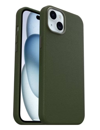 OtterBox Apple iPhone 15 Plus Cactus Leather Symmetry Series Case for MagSafe