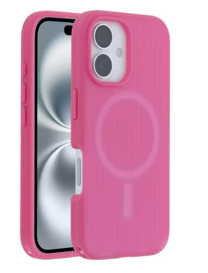 OtterBox Apple iPhone 16 Symmetry Series Soft Touch for MagSafe Case - Foxberry Pink