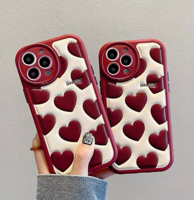 Red Heart Cartoon case