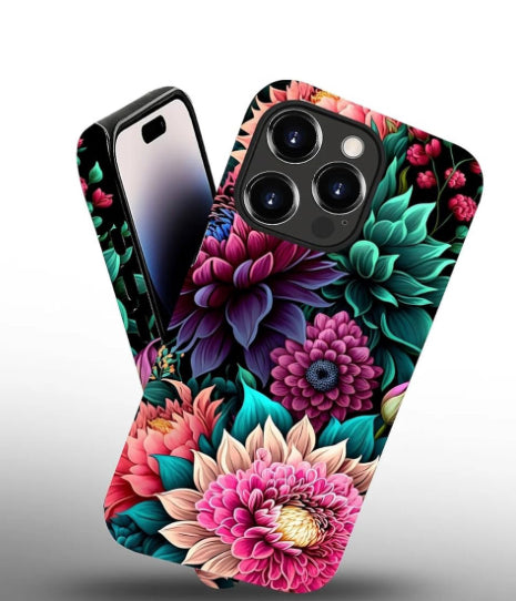 Colorful Flowers Phone Case