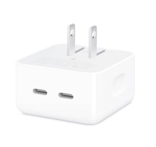 Apple 35W Dual USB-C Port Compact Power Adapter